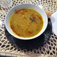 Lentil soup / Linsensuppe at Le Touareg in Colmar