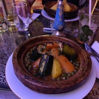 Tajine vegane at Le Touareg in Colmar