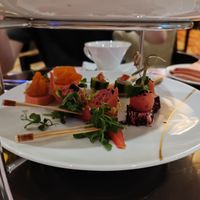 Vegan finger food at Caramel Lobby Lounge in Doha Municipality