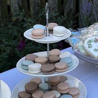  Flavors: vanilla, lemon blueberry, dark chocolate raspberry, and french toast  at Macaron 5 Chic in Bellmore