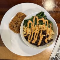 Tofu scramble  at The Dusted Cup in Portland