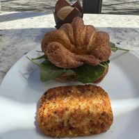 Croissant sandooo  at The Dusted Cup in Portland
