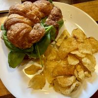 Yes, I would like my sandwich on a vegan croissant...  at The Dusted Cup in Portland