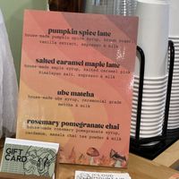 Menu   at Cloud Mountain Coffee in Daphne