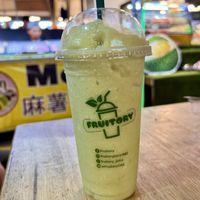 Avocado and coconut shake   at Fruitory in Chiang Mai