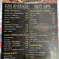 Menú 2  at Kool Korner Kaffe in Rajasthan