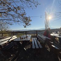 View and outdoor seating area  at Buschenschank Kremser Keller in Gleinstaetten