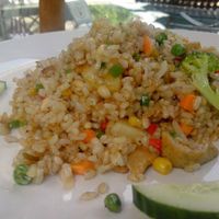 lunch 2 at Loving Hut Pension in St Kanzian