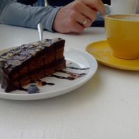 Coffee-break (5 € for coffee & cake) at Loving Hut Pension in St Kanzian