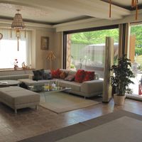 the hotel lobby at Loving Hut Pension in St Kanzian