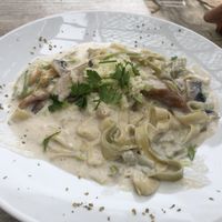Tagliatelle  at Loving Hut Pension in St Kanzian