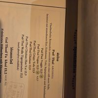 Vegan pad Thai option at Bangkok-Eck in Steiermark