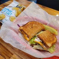 "The Regular" sandwich at Lazy Cow Creamery in Cookeville