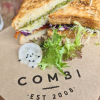 The vegan toastie #Veganuary at Combi in Elwood