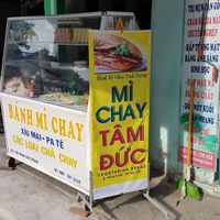 The food stall. You can't miss it at Banh Mi Chay Tam Duc in Hue