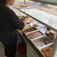 Prepping at Banh Mi Chay Tam Duc in Hue