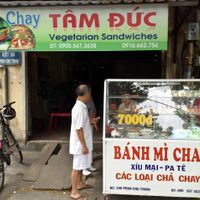 Restaurant Frontage at Banh Mi Chay Tam Duc in Hue