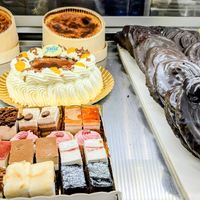 Freshly made pasties. Some are vegetarian just ask. at Pasteleria ysla in Andalucía