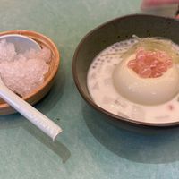 Tofu comes with ice  at Bean in Phu Quoc