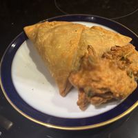 Samosa and pakora   at Madina Sweets in Oslo