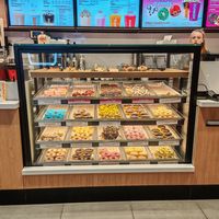 Donuts choice at Dunkin' in île-de-france