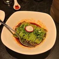 Vegan spicy noodles at Din Tai Fung 鼎泰豐 in Vancouver