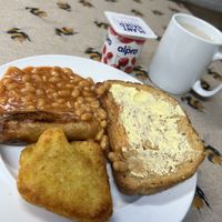 Vegan breakfast  at Centre for Alternative Technology Cafe in Machynlleth