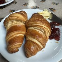 Vegan croissants   at Centre for Alternative Technology Cafe in Machynlleth