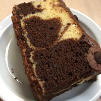 Marble cake - yum!! at Centre for Alternative Technology Cafe in Machynlleth