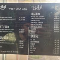 Simplified menu at Vegitat Asia in Basel-stadt