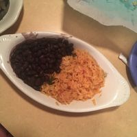Beans and rice at Carlito's Mexican Bar and Grill in Pooler