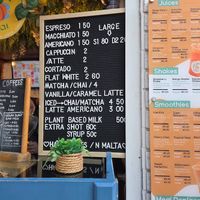 Coffee, optional with plantbased milk at Jugos Juice and Coffee (Opp. Marrobbio)  in Sliema