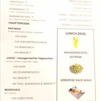 Menu Nov2025 at Jin's Bistro 1140 in Wien