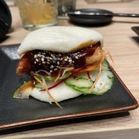 Yummy bao bun  at one80 Izakaya in Gozo