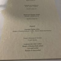 Vegan menu  at Tmun Restaurant (Mgarr Harbour) in Gozo