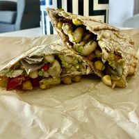 Breakfast wrap at Kcal Restaurant - Motor City in Dubai