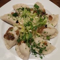 Pierogi at Vege Miasto in Warsaw
