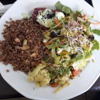 set lunch - ";blood sausage"; at Vege Miasto in Warsaw