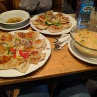 Dumplings, dumplings! at Vege Miasto in Warsaw