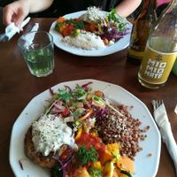 lunch menu at Vege Miasto in Warsaw
