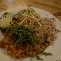 luch of the day at Vege Miasto in Warsaw