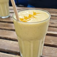 Mango lassi at Vege Miasto in Warsaw