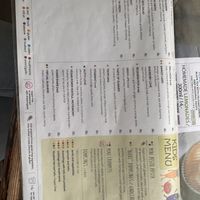 Menu  at Vege Miasto in Warsaw