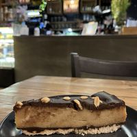 Peanut pie  at Vege Miasto in Warsaw