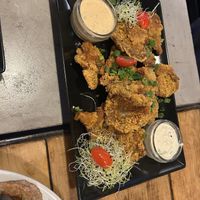 Oyster mushrooms   at Vege Miasto in Warsaw