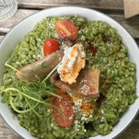 Risotto with ricottaa  at Vege Miasto in Warsaw