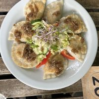 Russian pierogies   at Vege Miasto in Warsaw