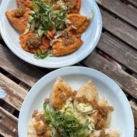 Pierogi at Vege Miasto in Warsaw
