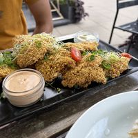 Fried Oyster Mushrooms  at Vege Miasto in Warsaw