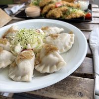 Pieroggi with Potato-Tofu-Filling  at Vege Miasto in Warsaw